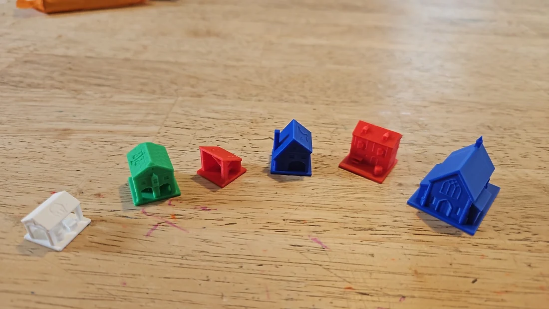 3D printed Pizzle pieces